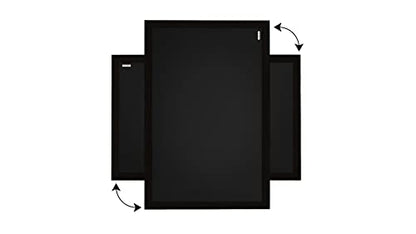 ALLboards chalkboard with black painted wooden frame 120x90cm, writing board, chalk + accessory set, for hanging on wall, blackboard, ideal for gastronomy.