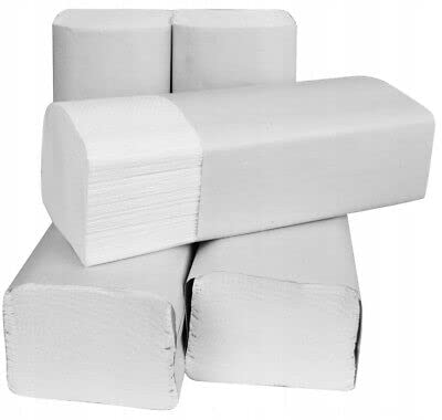 4000 sheets of premium paper towels, V/ZZ-fold, 2-ply 25 x 21 cm ZZ-fold, white, cellulose.