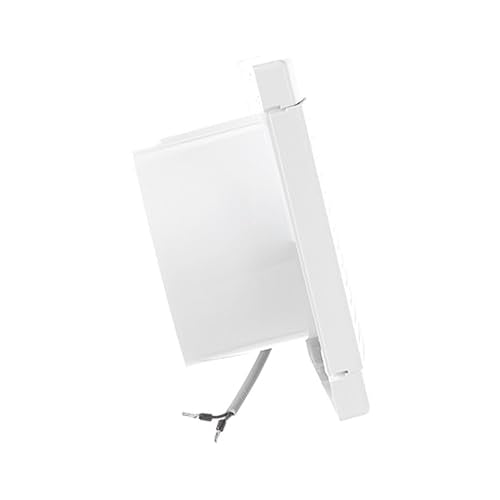 DOSPEL Bathroom Ventilator Room Fan 125mm - Improved Air Circulation - White Wall Vent Fan with Cover - Quiet Operation - for Bathroom, Kitchen, and Laundry Room