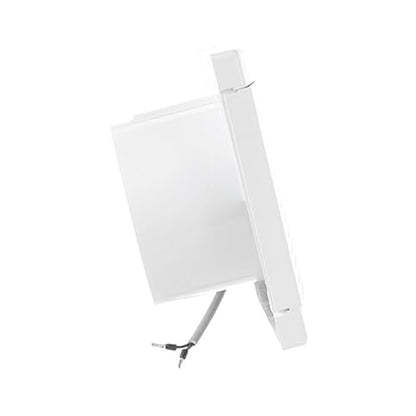 DOSPEL Bathroom Ventilator Room Fan 125mm - Improved Air Circulation - White Wall Vent Fan with Cover - Quiet Operation - for Bathroom, Kitchen, and Laundry Room