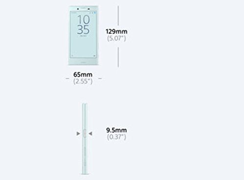 Sony Xperia XCompact Smartphone (4.6 inch, 32 GB Storage, Android 6.0) Mist Blue