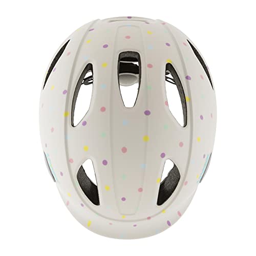 uvex oyo style - lightweight bike helmet for kids - custom sizing adjustment - expandable with LED light - egg dots matte - 50-54 cm