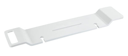 WENKO bathtub tray Matera with practical storage space for tablet, glasses, and bath accessories, spacious bathtub caddy for a relaxing bath, made of polyresin, dimensions: 94 x 5 x 20 cm, White