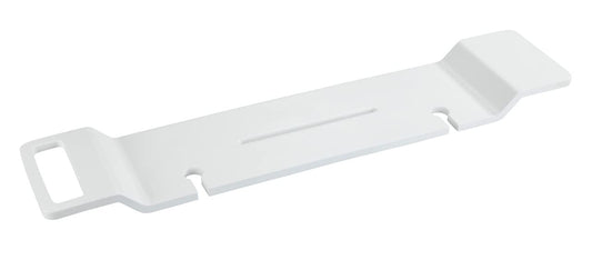 WENKO bathtub tray Matera with practical storage space for tablet, glasses, and bath accessories, spacious bathtub caddy for a relaxing bath, made of polyresin, dimensions: 94 x 5 x 20 cm, White