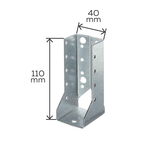 Albert's 865610 joist hanger | Type B | Sendzimir galvanized | 40 x 110 mm | Set of 25