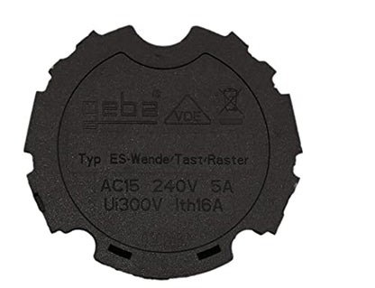 ES-Turn/Push/Grid Switch Module ES-2T(R)/2 built-in switch module, European patented system, black/green/red