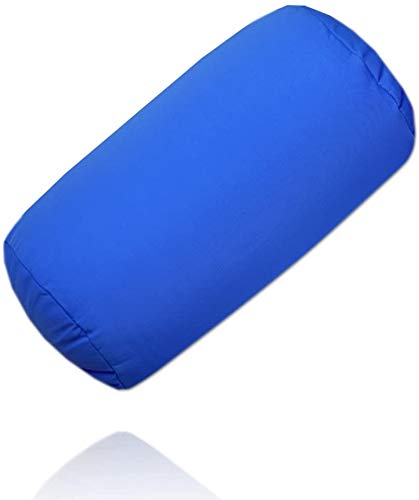 sngpl Pillow Blue Neck Roll Microbeads Neck Pillow Soft Pillow Neck Support Pillow Light and Comfortable Soft Pillow