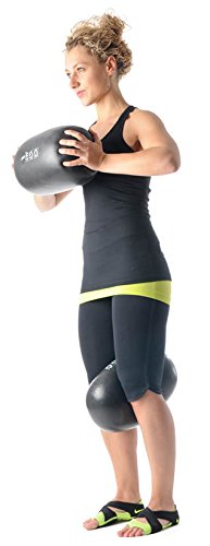Original Pezzi® Mini Eggball® MAXSAFE 2-pack Ø18x36cm Yoga Workout black