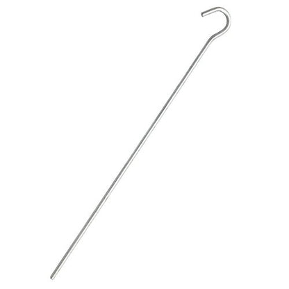 COM-FOUR® 80x tent pegs made of galvanized steel - Long and sturdy ground stakes for camping and outdoor use - ideal for regular ground