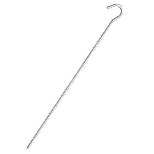 COM-FOUR® 80x tent pegs made of galvanized steel - Long and sturdy ground stakes for camping and outdoor use - ideal for regular ground