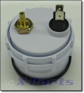 Boost pressure gauge Retro Oldschool pressure reading: 52 MM