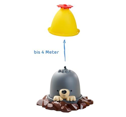 AquaPlay Mole Water Toy - mole water sprinkler for kids, water fountain up to 4 meters, fun water toy for the garden from 2 years, 39 x 39 x 33 cm.