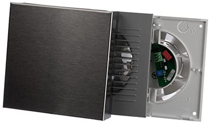 LIRAST Ø 100mm stainless steel bathroom fan, ventilator for efficient ventilation in bathroom kitchen toilet.