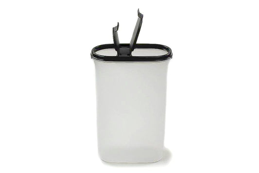 Tupperware Swiss 2.9 L black with pour spout storage modular container box.