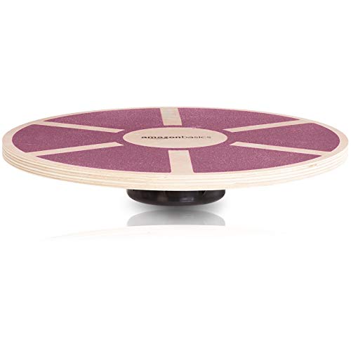 Amazon Basics Wooden Balance Board, Purple