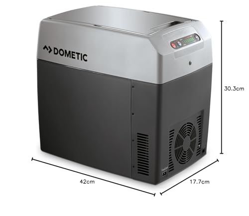 DOMETIC TC 21FL electric cooler/warmer, 20 liters, 12/24/230 V for car, truck, and boat, camping and festivals.