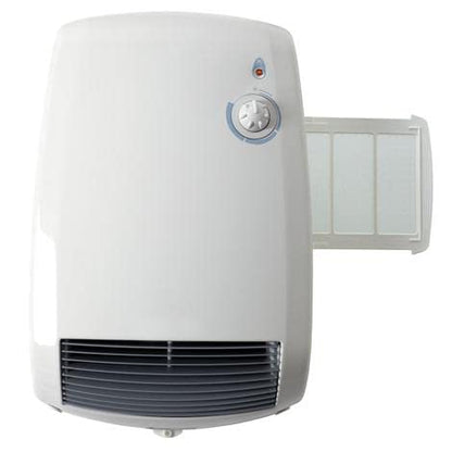 Radialight CES5000 bathroom heater with metal casing for wall mounting.