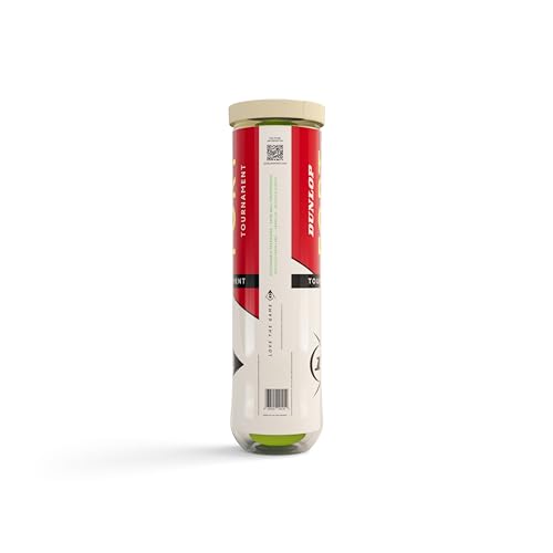 DUNLOP Tennis Ball Fort Tournament - for clay, hard court, and grass (pack of 3)
