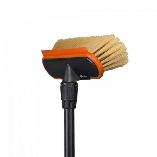 Car wash brush, ALU telescopic vehicle brush, cleaning brush for cars and trucks, extendable (100cm 1 surface)