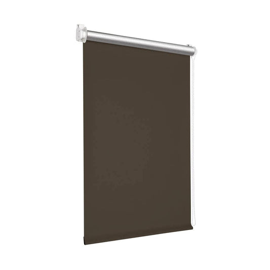 Victoria M. Tenebra Thermal Blind, Clamp Fix Blind, Blackout Blind, Heat Protection, Privacy, No Drilling, incl. Mounting Material, 75 x 220 cm, Dark Brown