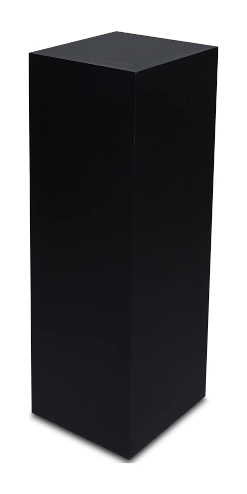STEMA Seyfried decorative column, pedestal in 3 sizes (100x33x33 cm, matt black) flower column, plant stand