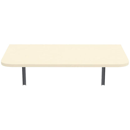 AKKE wall folding table with rounded edges. Folding table, dining table, wall table, kitchen table, desk, children's desk, bar table, computer table, foldable. | Universal table