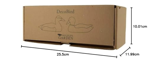 WILDLIFEGARDEN Wildlife Garden WG457 DecoBird Mallard, male - Hand-carved decorative wooden bird - Large European birds
