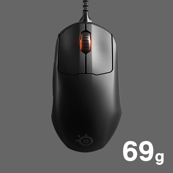 SteelSeries Prime - High-performance gaming mouse for esports - TrueMove Pro Optical Sensor with 18,000 CPI - Magnetic-optical switches