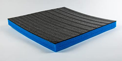 TYGR Multilayer Foam 600x600x50 blue for tools, camera & more | Easy customization | Tool insert | Case insert | Kaizen