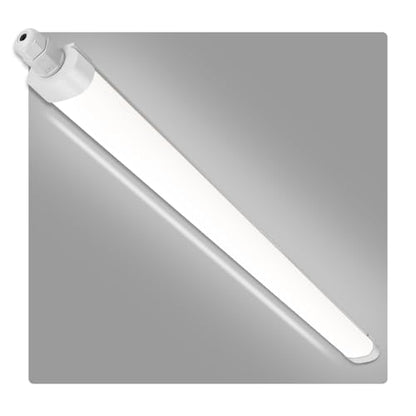 3 pieces 45W LED moisture-proof luminaire with motion sensor, 4950LM 150CM LED tube, IP65 waterproof cellar luminaire, ceiling lamp with motion sensor for office hallway stairs garage storage room, 4000K