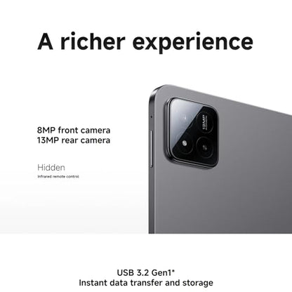 XIAOMI Pad 7 Tablet+Pen, 11.2-inch, 8+128GB, Grey, 3.2K 144Hz Display, Snapdragon 7+ Gen 3, 8850mAh Battery, 45W TurboCharge, HyperAI, Quad Speakers, Seamless Desktop-like Experience