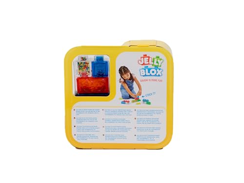Jelly Blox - Newbie Kit, building toy for ages 2+, includes 11 sensory blocks, construction toy for kids.