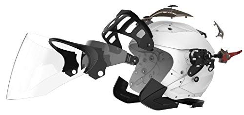 Jethelm, scooter helmet, crash helmet, chopper helmet - YEMA YM-627 motorcycle helmet ECE with double visor sun visor for women men adults-Black Matt-XL