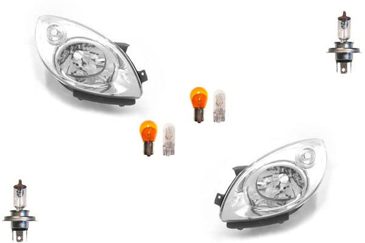 Johns, suitable for Renault Twingo headlight II 03/07-12/11 + bulb set left right.