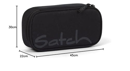 Satch Pack school backpack set 3pc. with pencil case and gym bag (Blackjack)