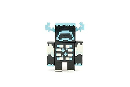 Jada Toys Minecraft Figure Set (4 pieces) made of metal - Collectible figures from Minecraft Caves & Cliffs (Steve, Alex, Creeper, and Warden) for gamers & collectors aged 8 and up, each 6 cm.