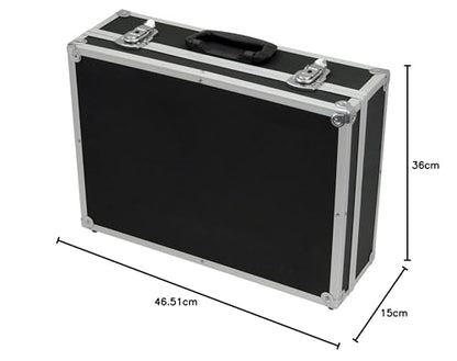 FAMEX 755-58 Aluminum tool case filled with 164 pieces - tool box packed with tool set.