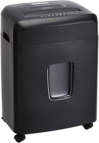 Amazon Basics 18-Sheet Cross-Cut Paper, CD, and Credit Card Shredder