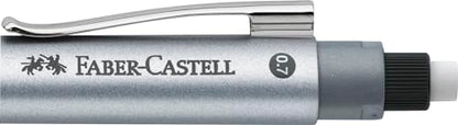FABER-CASTELL 131211 - Mechanical pencil GRIP 2011, Lead size: 0.7 mm, Barrel color: silver