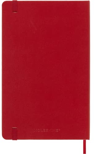 Moleskine colored notebook (Large, Hardcover, blank) red