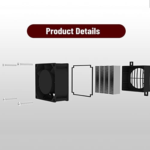 Air heater, 220V 300W Constant Temperature Electric Heater Fan Electric Ceramic Thermostat Air Heater for Air Conditioner, Automobile.