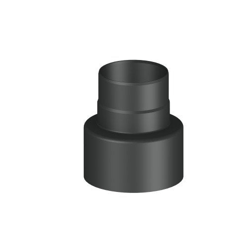 Jeremias reduction stove pipe/flue pipe Ø 180-130 mm | black