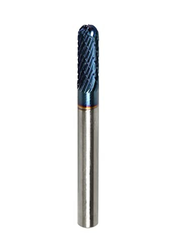 MULTIPICK 6mm router 2 [6 mm x 60 mm] router 6mm shaft - shaft router metal for all steel types - cylindrical carbide router - carbide milling cutters & metal milling drills - milling cutter