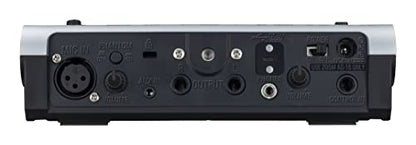 ZOOM V3 Vocal Processor - effects unit for enhancing vocals, voices, and speech, for recording and streaming, podcasts, videos, and content optimization, black & silver.