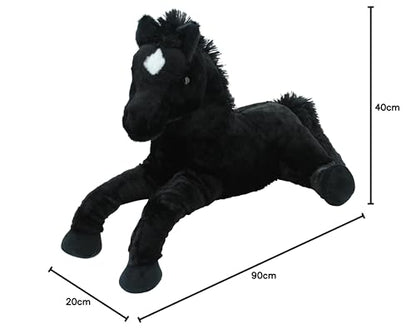 Sweety Toys 5185 XXL Plush Horse Foal Black