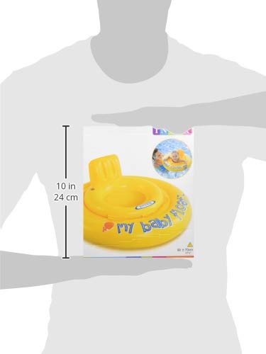 Intex swim aid - My Baby Float - swim ring with seat - Ø 70 cm, Yellow, for 6-12 months (Pack of 5)