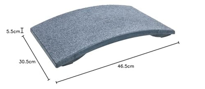 Gymba Active Board - Standing board, dark gray, One Size, gray