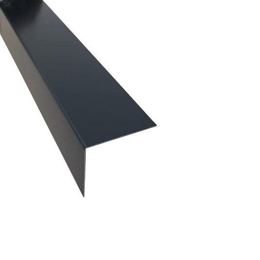 Aluminum angle anthracite angle profile angle sheet corner protection 2000 mm long corner angle, item form: 90 x 90 x 0.8 mm