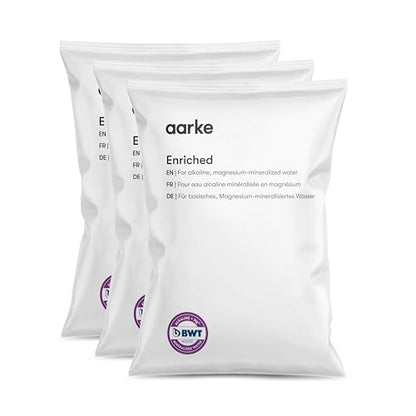 Aarke Filter Refill | Enriched | Replacement granules for Aarke Purifier | 3-pack