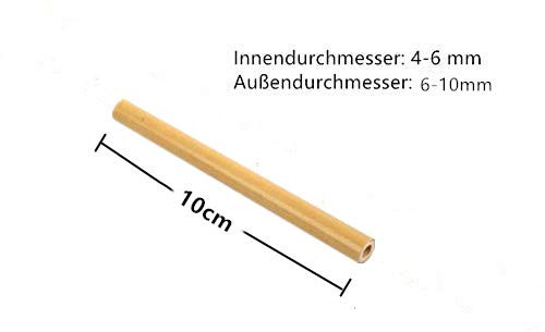 Great idea! 200 10cm length bamboo tubes filled with material for insect hotel. Winter content for wild bee nesting aid hanging insect house for garden balcony. Filling for wild bee insects.